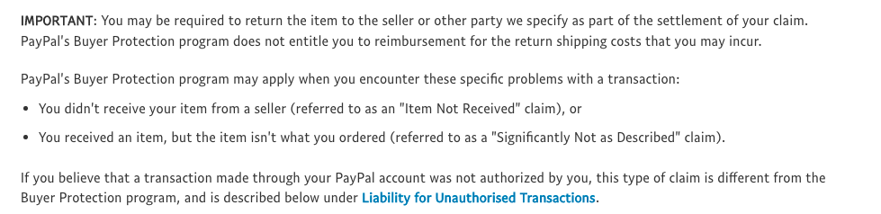 PayPal account review example