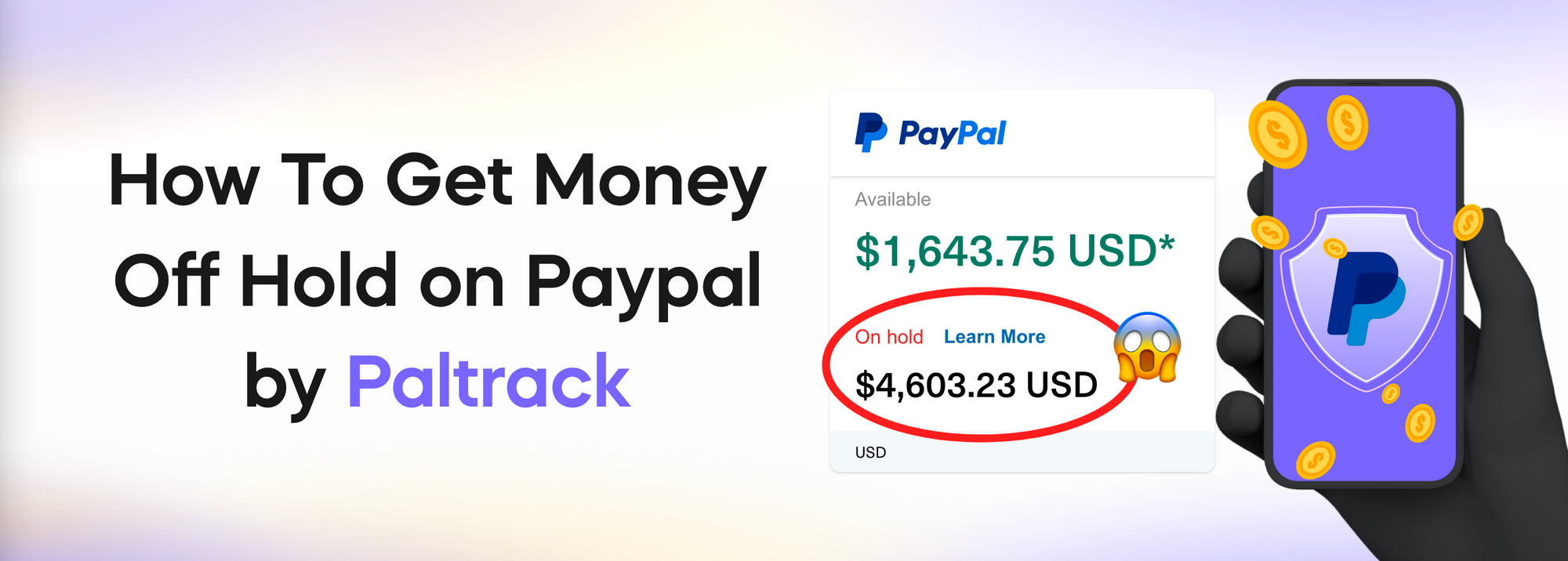 How to get money off hold on PayPal article preview