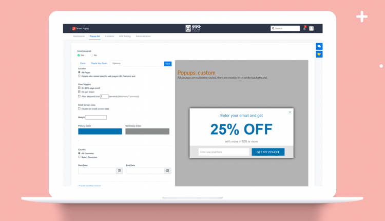 How To Increase Conversion Rate With Eggflow Apps Circle - Smart popup How To Increase Conversion Rate With Eggflow Apps Circle - Smart popup