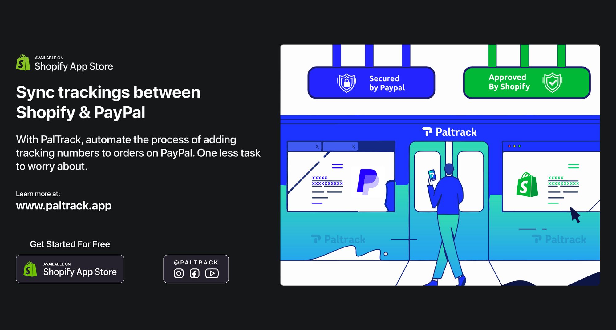 Sync tracking Numbers between Shopify & PayPal