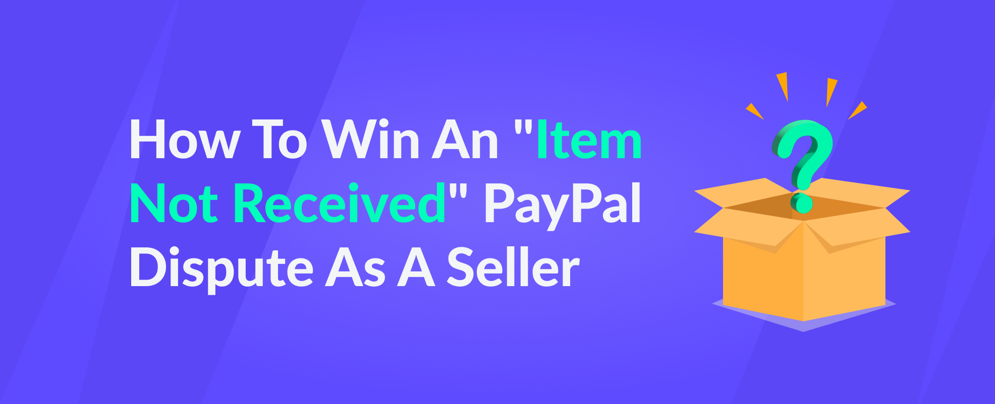 Item not received dispute article preview